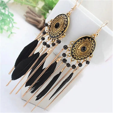 Ethnic Boho Dreamcatcher Tassel Earrings-Your Soul Place